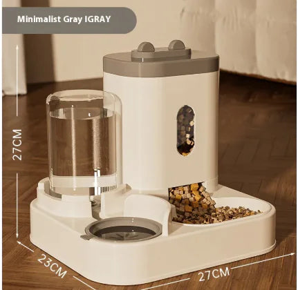 Auto Pet Feeder & Water Dispenser Combo