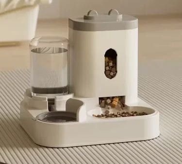 Auto Pet Feeder & Water Dispenser Combo