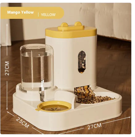 Auto Pet Feeder & Water Dispenser Combo
