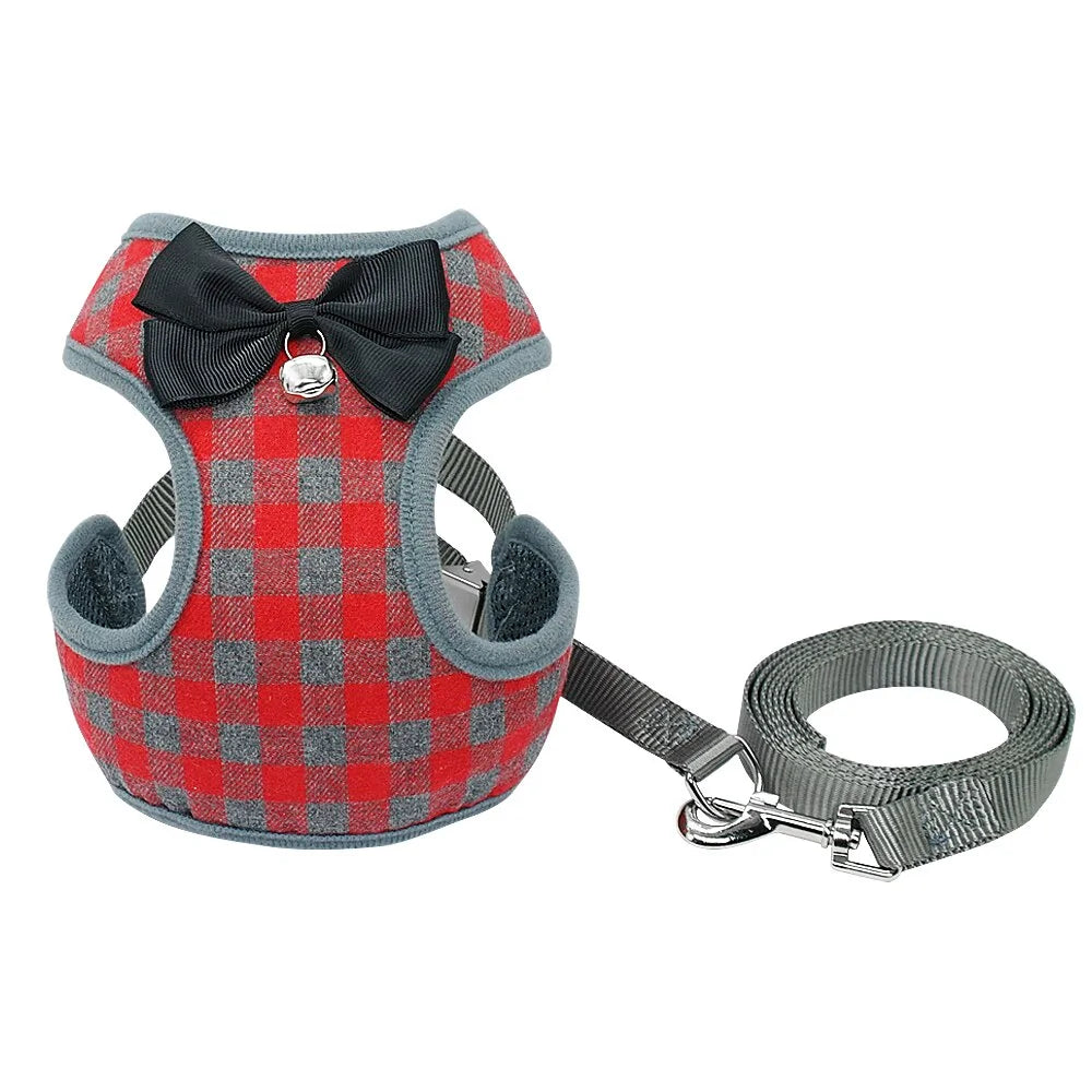 Bowknot Mesh Dog Harness