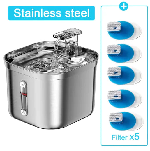 Pet Fountain with Automatic Sensor & Filter