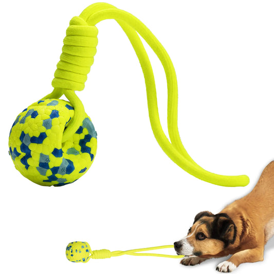 Dog Ball with Rope