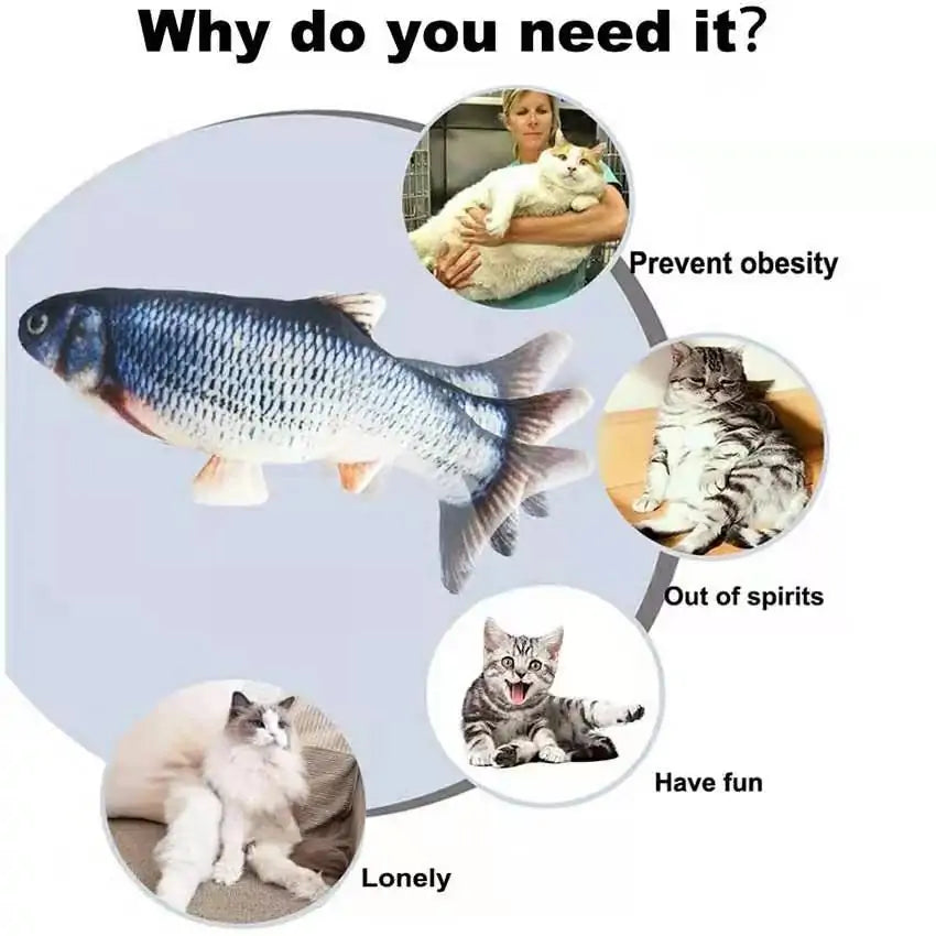 Realistic Fish Chew Toy