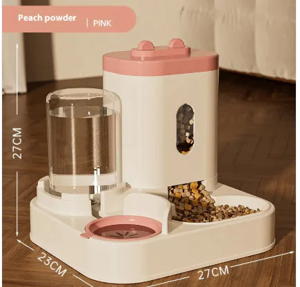 Auto Pet Feeder & Water Dispenser Combo