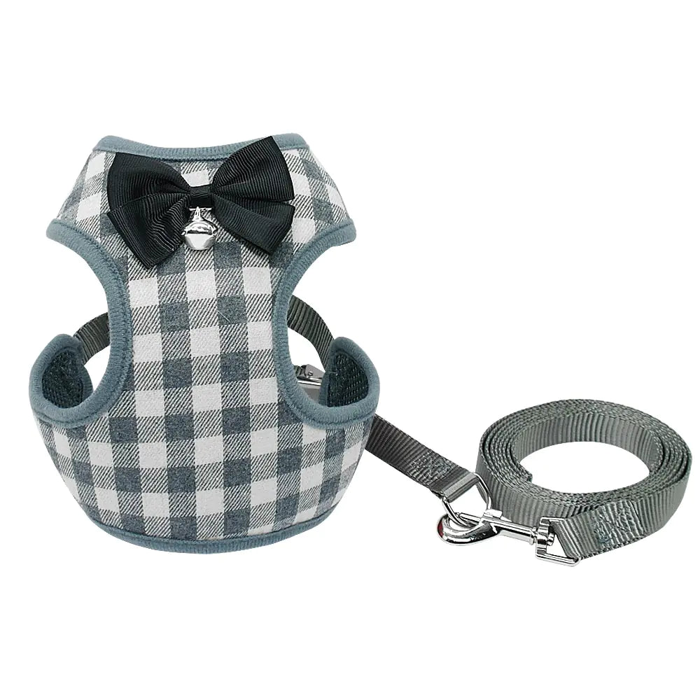 Bowknot Mesh Dog Harness